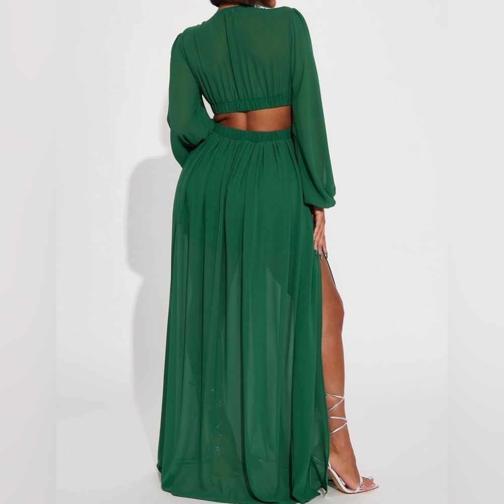 NWOT Natalia Maxi Dress - Green - Picture 3 of 5